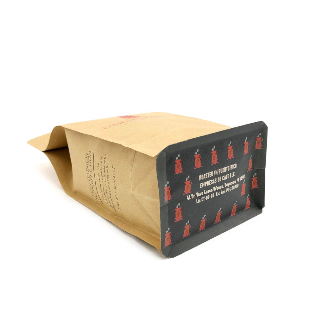 Custom Printed Kraft Paper Laminated Coffee Bean Packaging Foil Zipper Valve Coffee Bean Bags