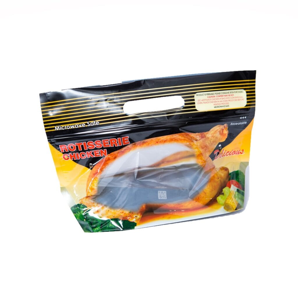 Microwave Hot Chicken Packaging bags Rotisserie Food Packaging