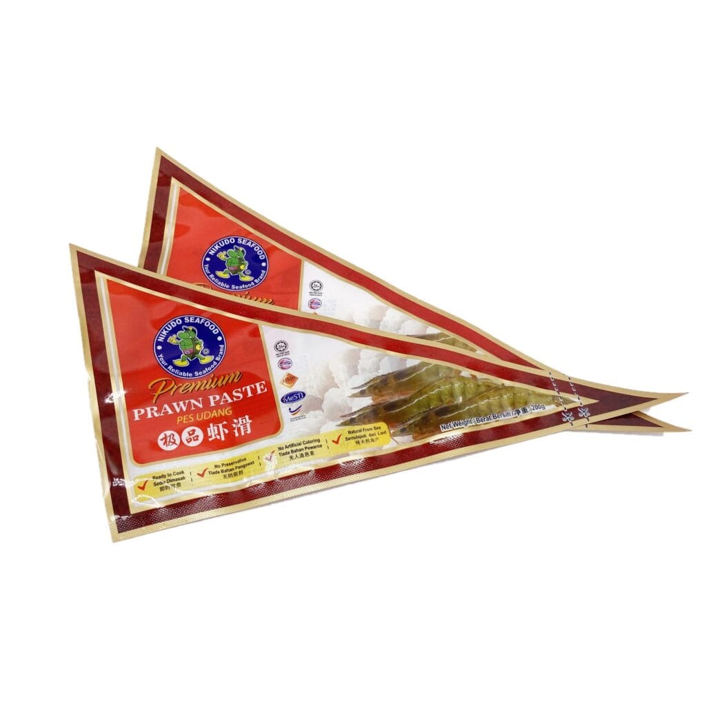 Nylon Vacuum Packing bags Three Side Seal Frozen Prawn Paste