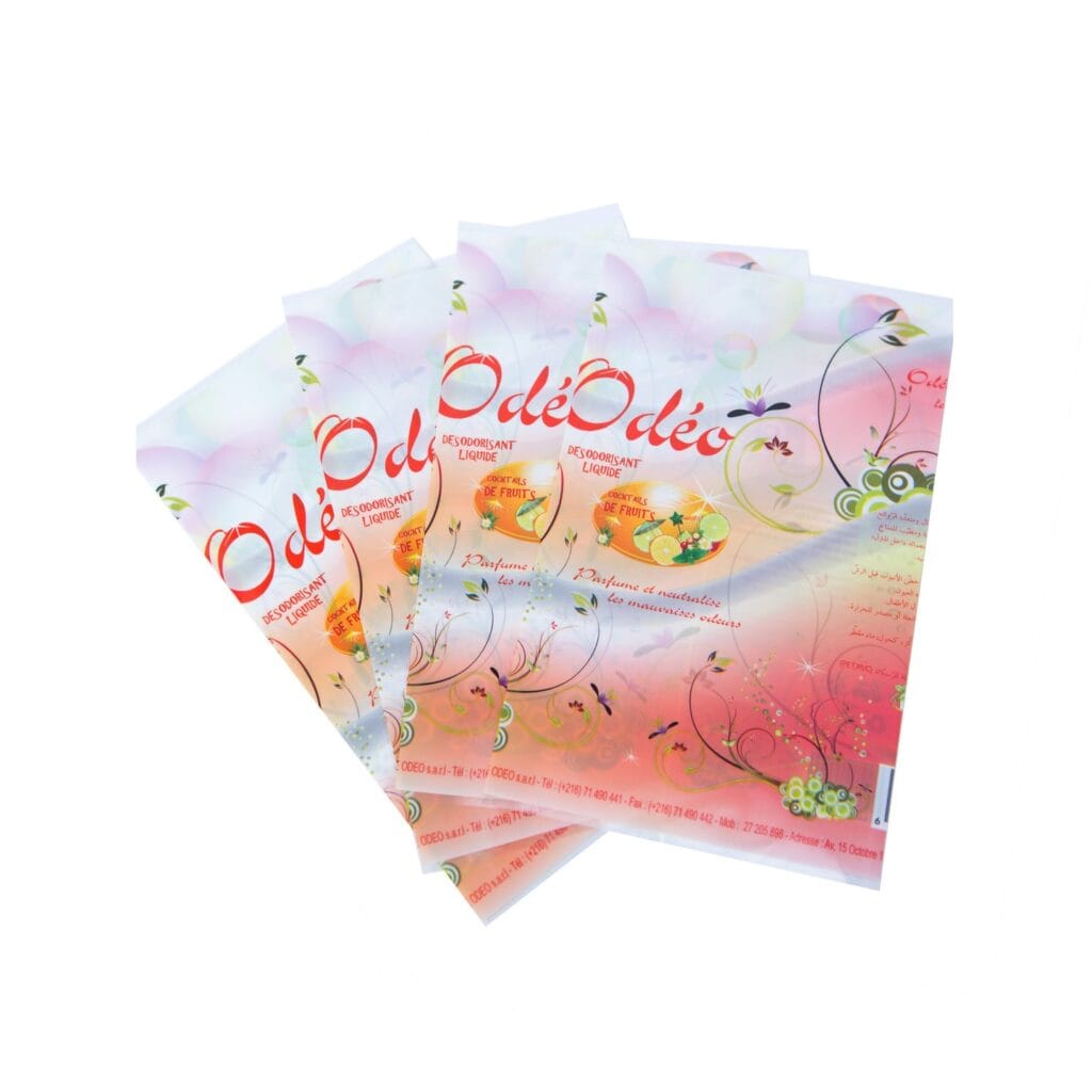 Shrink Sleeve Packaging Juice Water Cans Glass Beverage Heat Labels Wrap