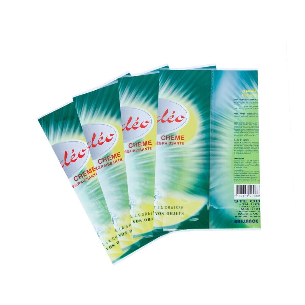 Shrink Sleeve Packaging Juice Water Cans Glass Beverage Heat Labels Wrap