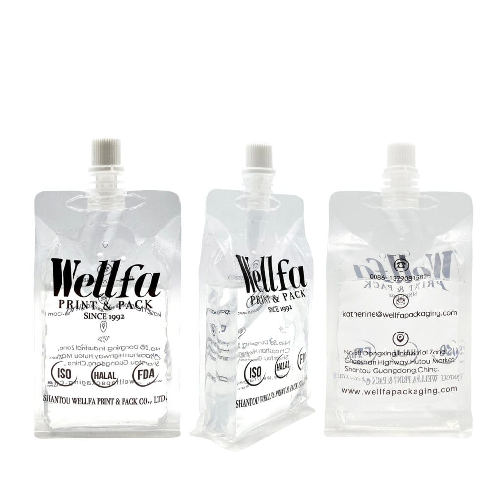 drink pouches with spout