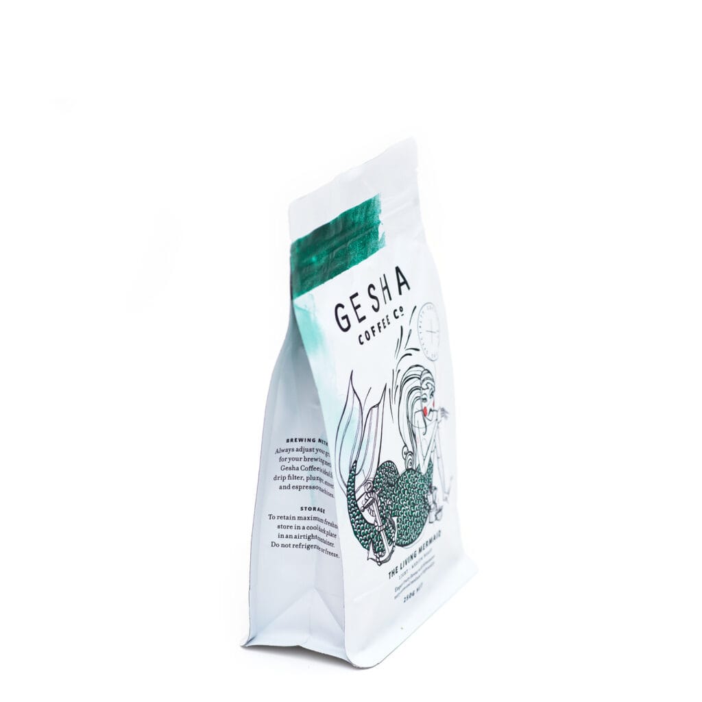 1KG Flat Bottom Coffee Bean Pouch With Degassing Valve Custom Printed Coffee Bags