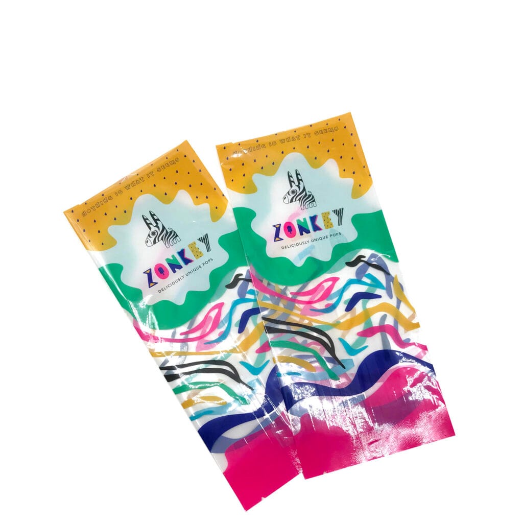 Colorful Custom Printed Factory Food Grade Frozen Ice Cream Popsicle Packaging Wrappers Popsicle Disposable Bags