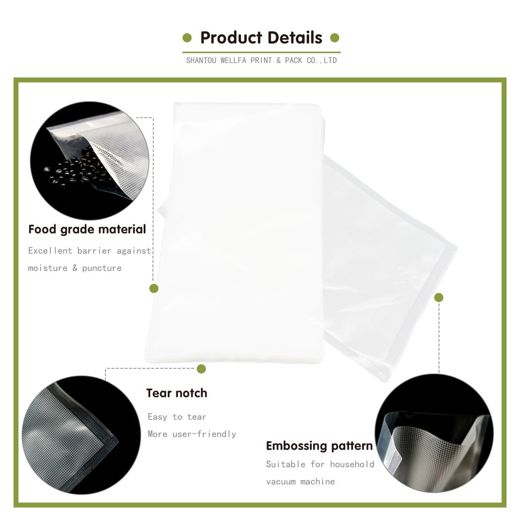 压纹真空袋详情1 black embossed vacuum bag