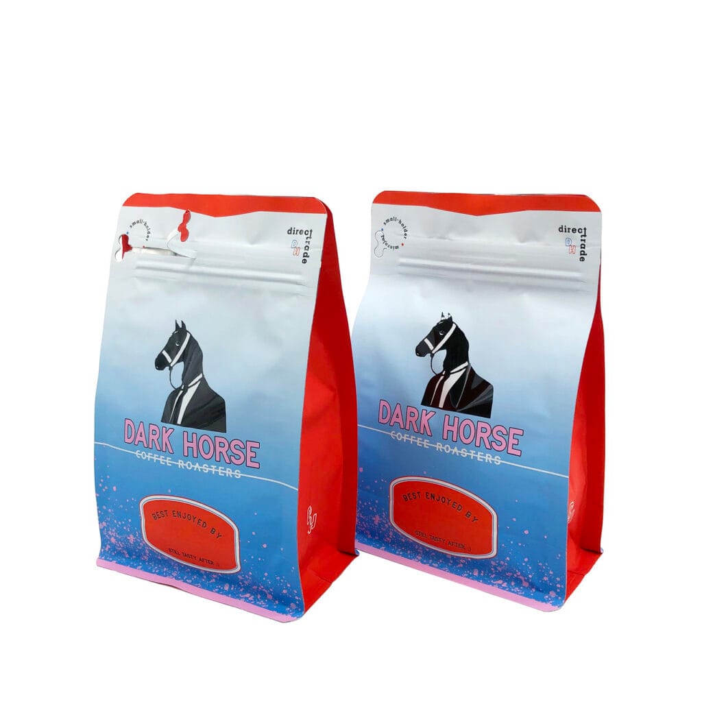 Custom Printed Reusable Cafe 250g500g1kg Zipper Flat Bottom Pouch Flexible Packaging Coffee Bag Design