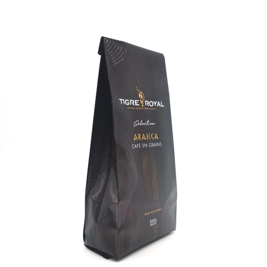 Printed Side Gusset Coffee Bean Packaging Bag with Valve Tin Tie Coffee Packaging Bags