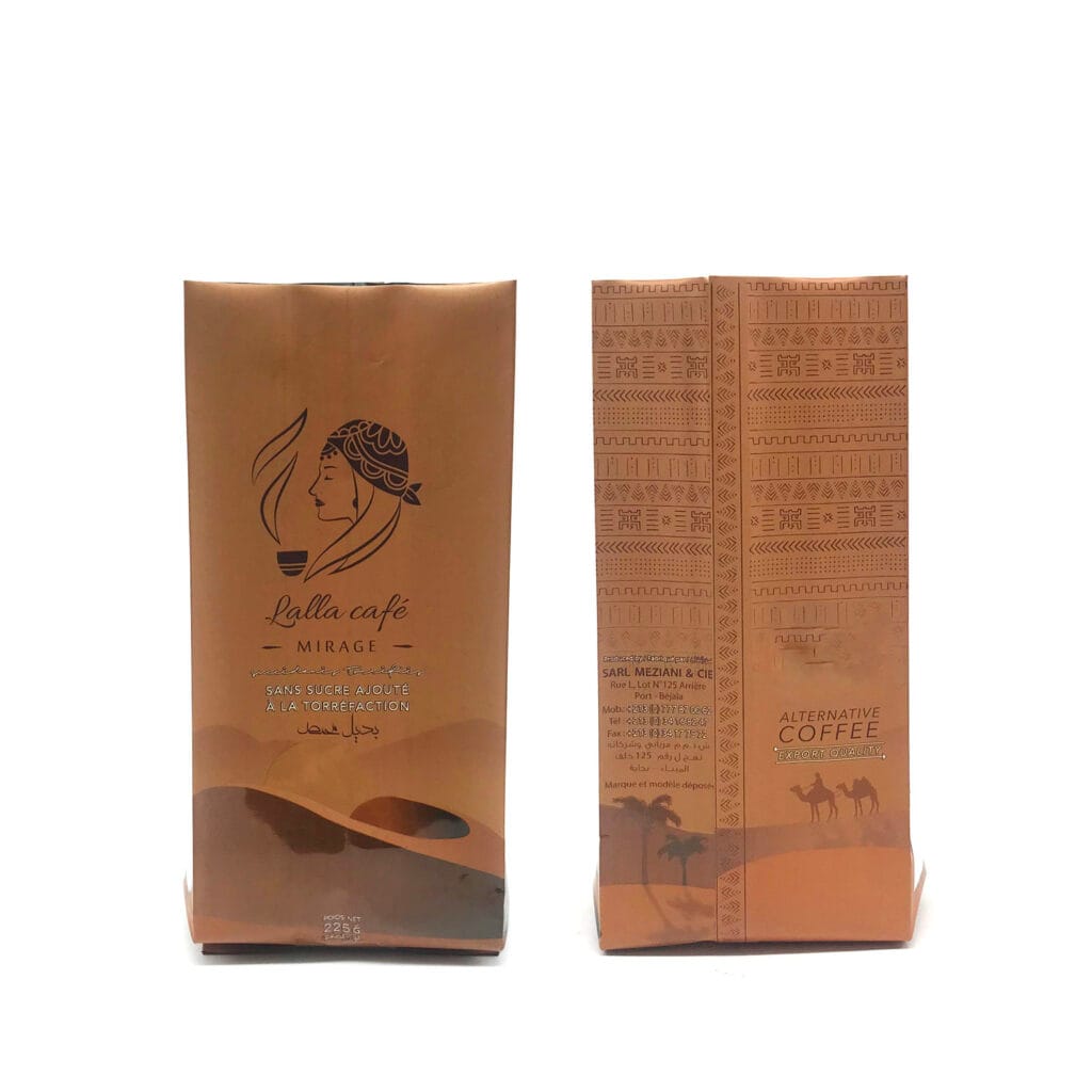 Side Gusset Tin Tie Coffee Bean Bag Factory Custom Printed 250G 500G 12 Oz Coffee Ground Pouch Packaging With Valve Coffee Bag