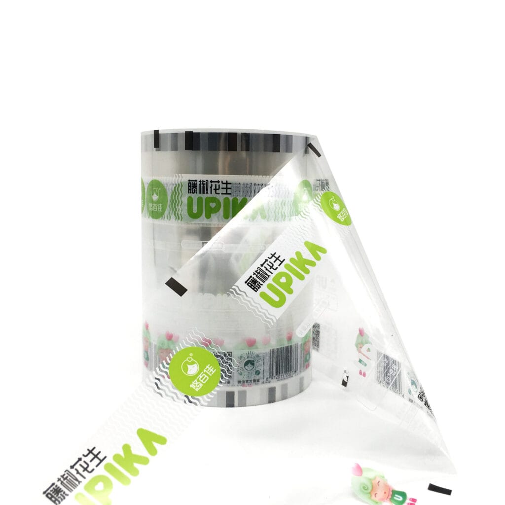 Factory Food Grade Customized Printed Heat Sealable Flexible Salt Food Packaging Sachet Metalized Film Roll