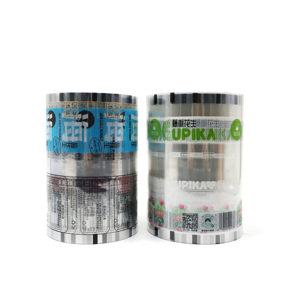 Factory Food Grade Customized Printed Heat Sealable Flexible Salt Food Packaging Sachet Metalized Film Roll