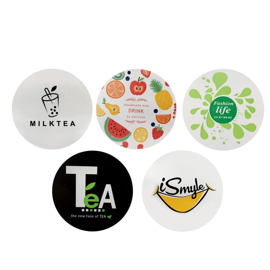 Factory Customized Printed Laminating Bubble Tea Cup Sealing Film Roll For Auto Packing Sealing Film Plastic Films