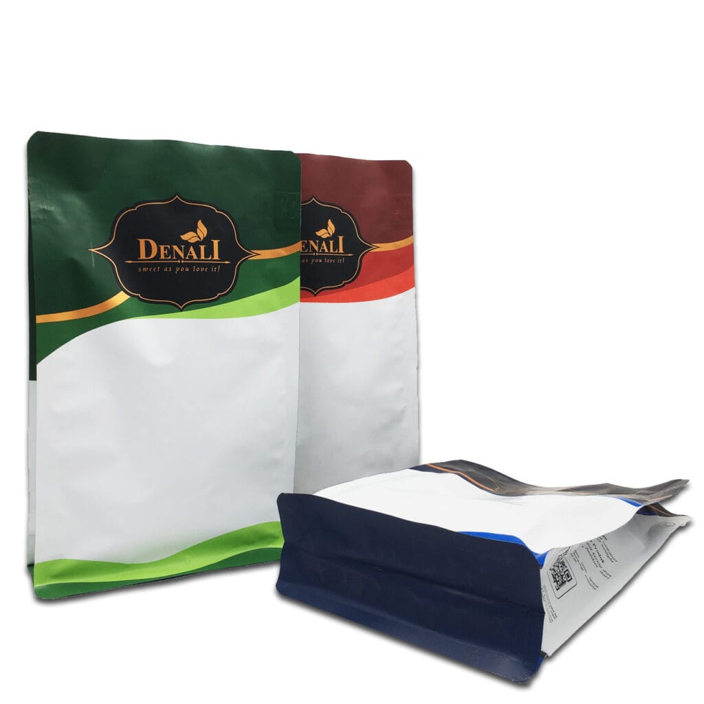 Printing Reusable Coffee Ground Chocolate Powder Packing Pouch Stand Up Bag Manufacturer Custom Coffee Bag