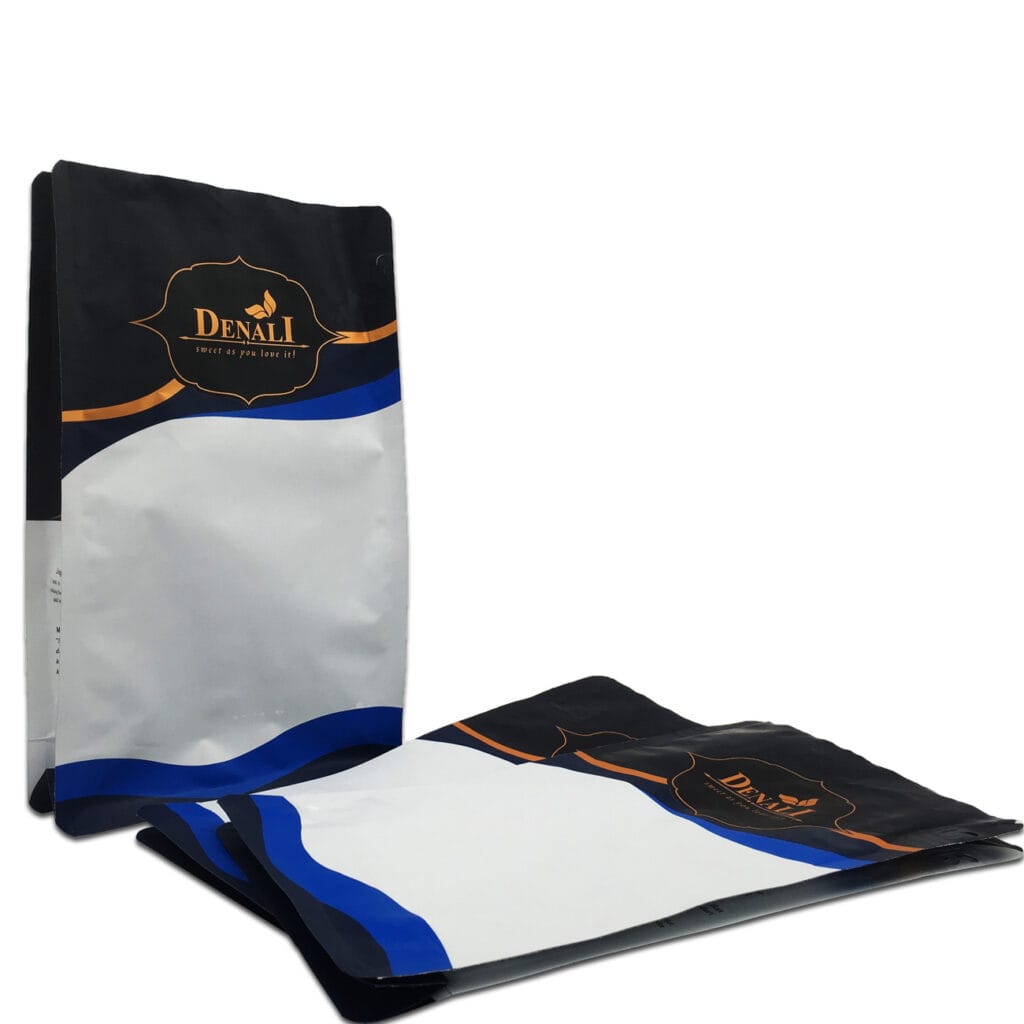 Printing Reusable Coffee Ground Chocolate Powder Packing Pouch Stand Up Bag Manufacturer Custom Coffee Bag