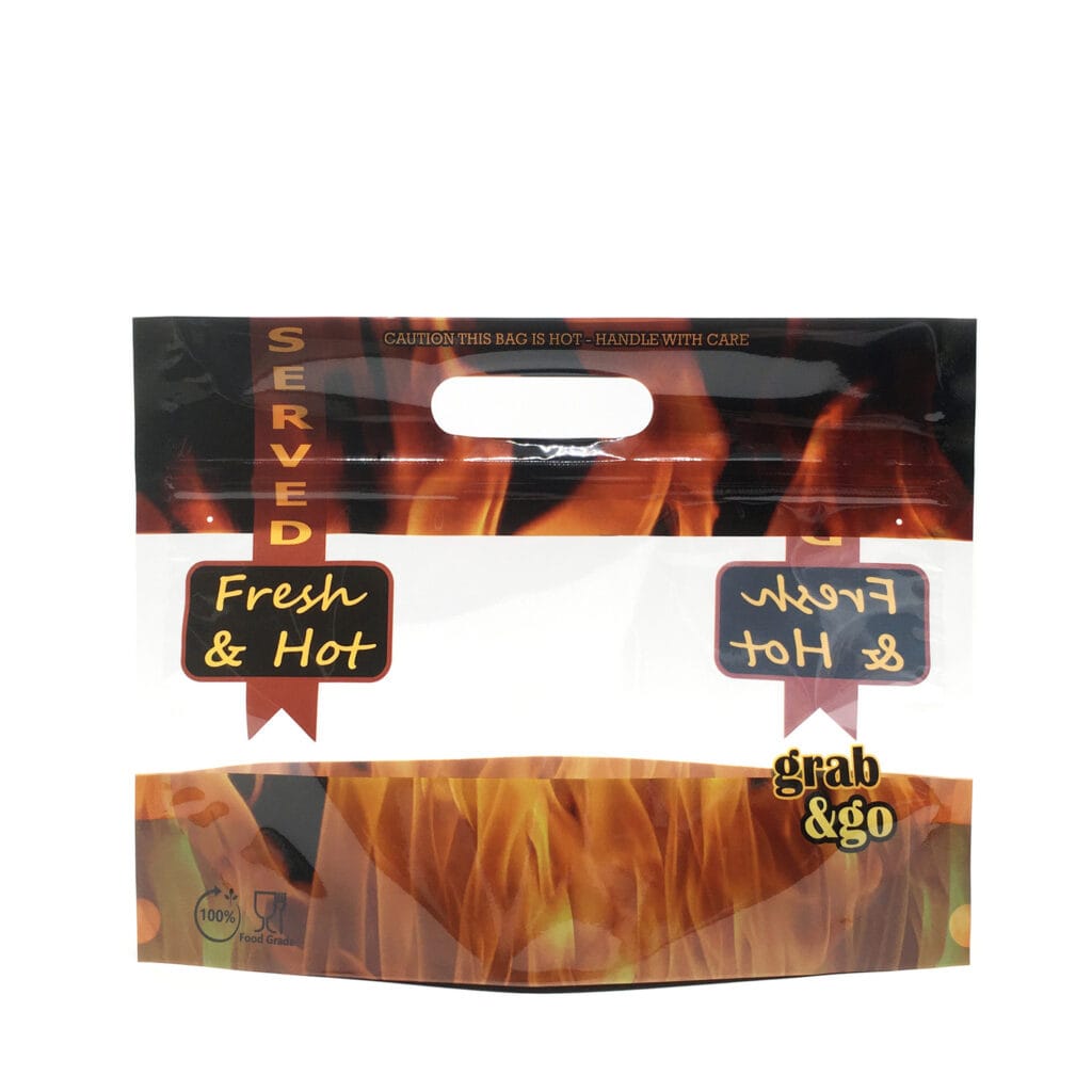 Roasted Chicken Packaging With Handle Resealable