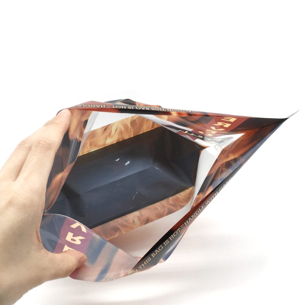 Grilled Chicken Package With Handle Roasted Chicken Packaging