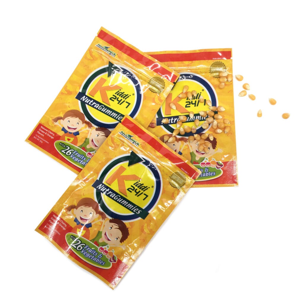 Custom Printed Resealable Zipper Bags Doypack Mylar Foil Bags Stand Up Candy Pouch Food Packaging Bag