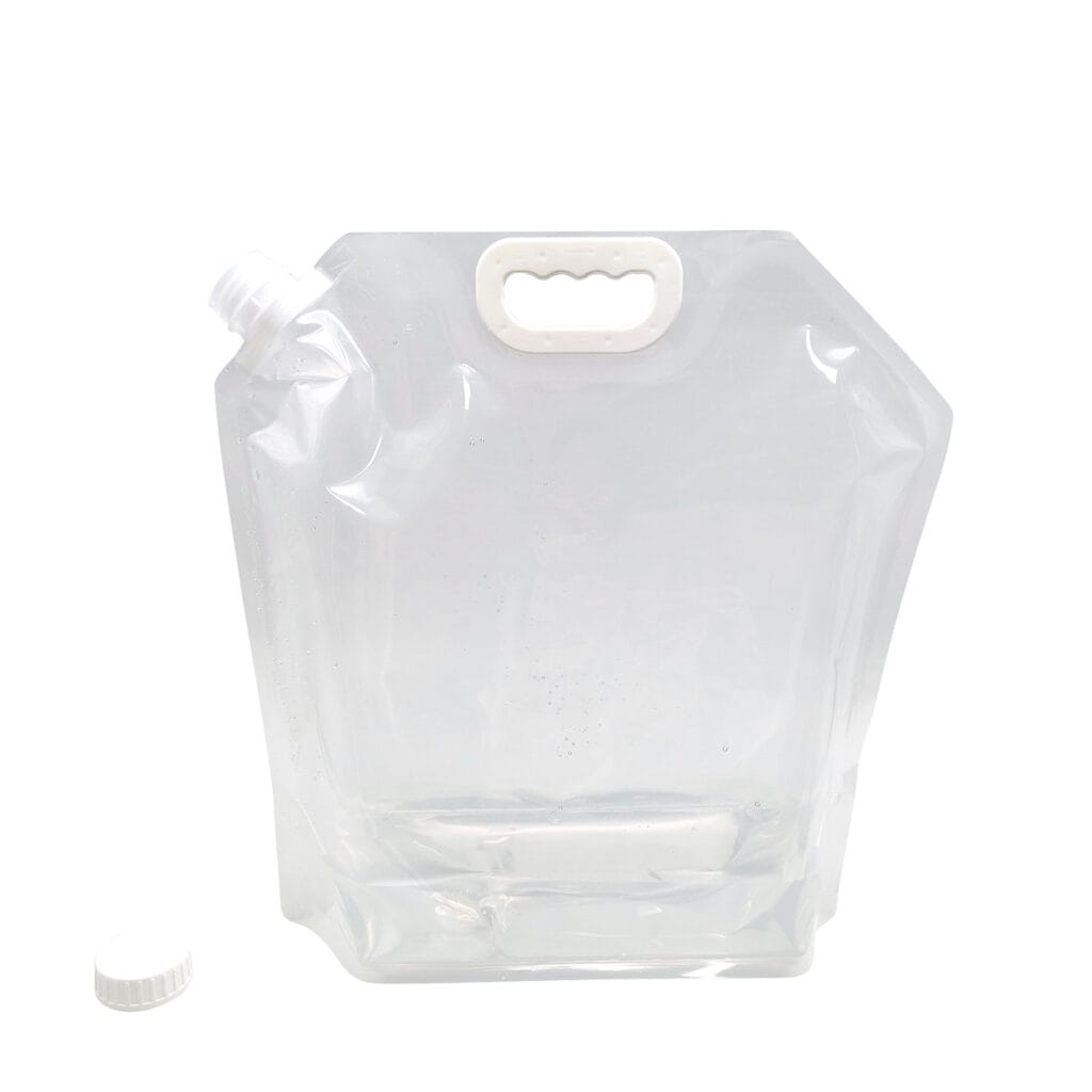 5 Liter Gallon Foldable With Handle Portable Water Liquid Spout Pouch Wholesale
