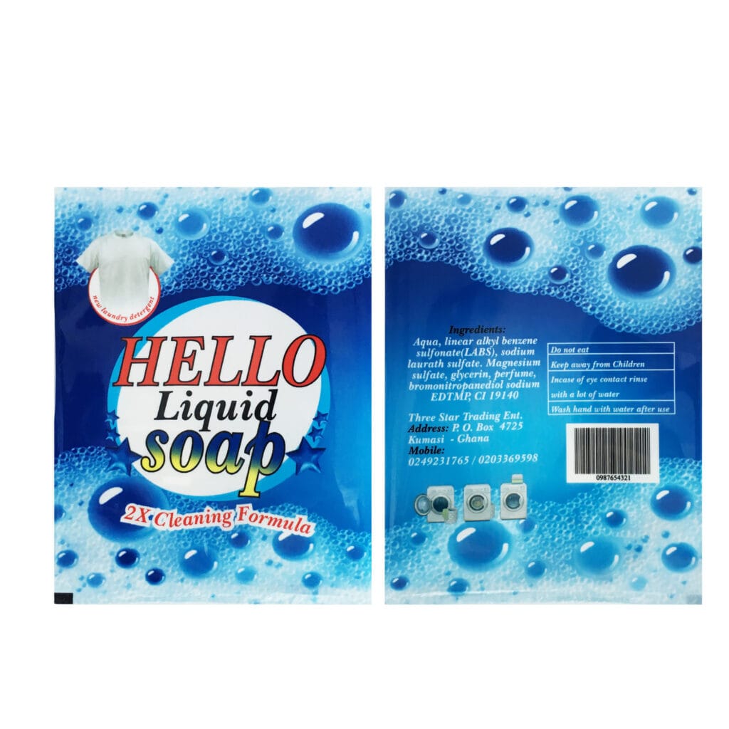 Factory OEM Custom PET Washing Powder Package Lamination Plastic Film Rolls