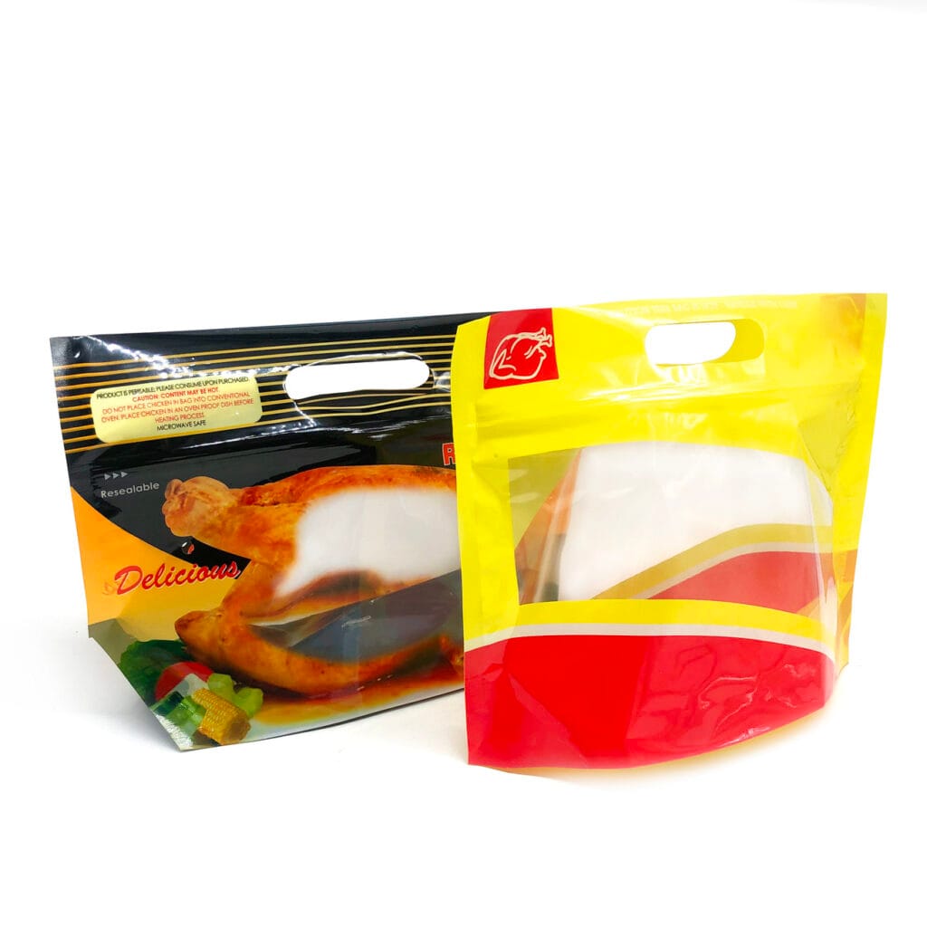 Microwave Hot Chicken Packaging bags Rotisserie Food Packaging