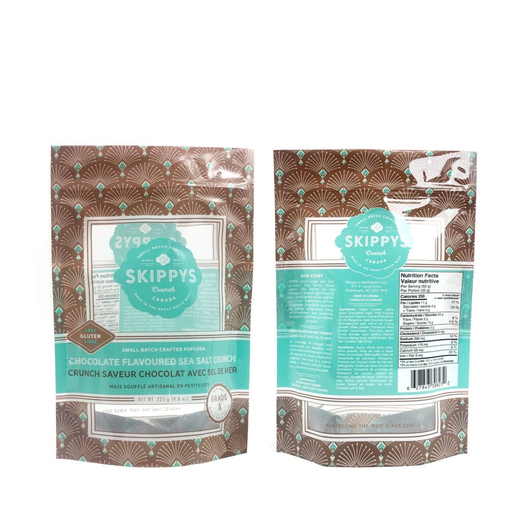 bolsa stand up pouch