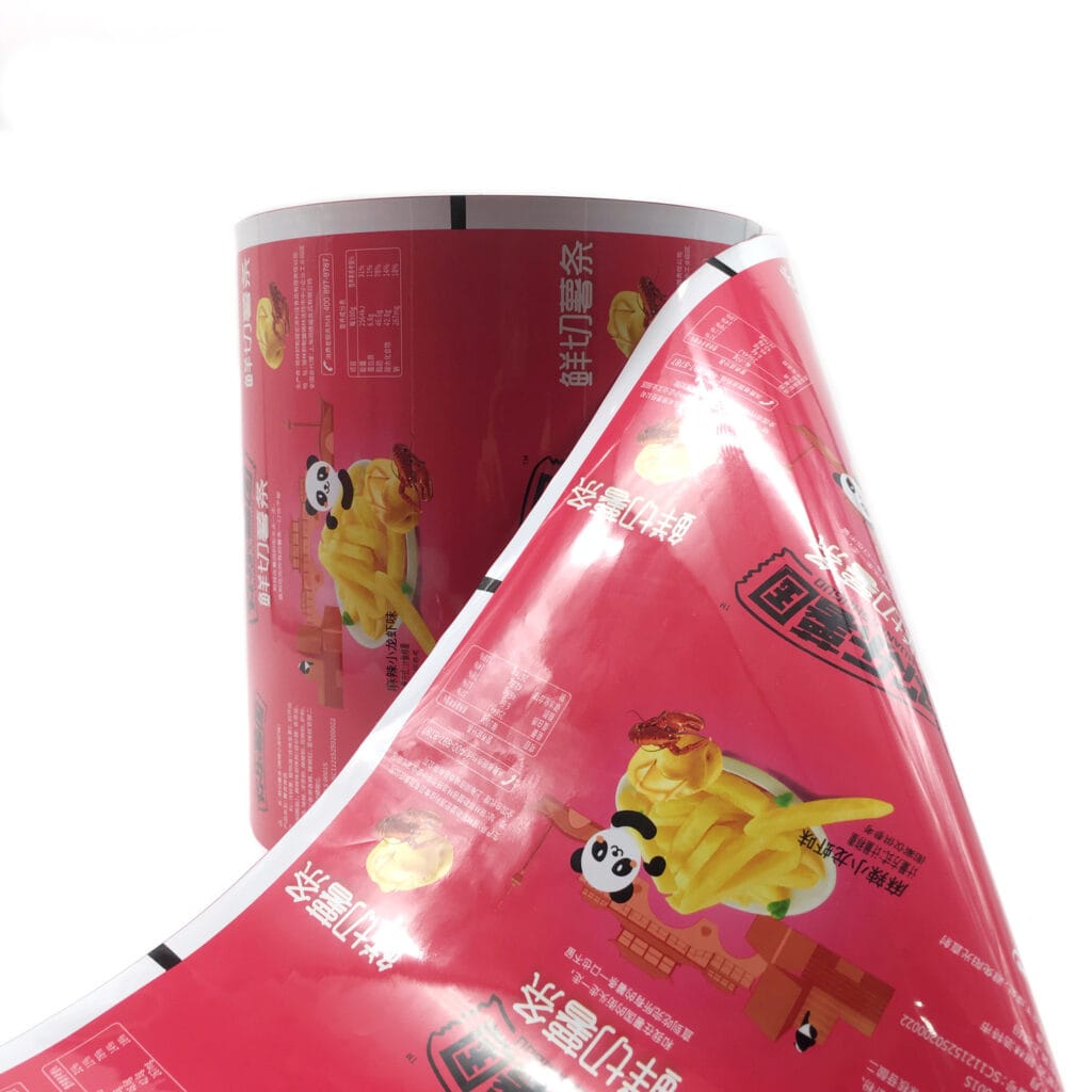 Custom Metalized Foil Plastic Chips Packing Snack Roll Film For Popcorn Packaging
