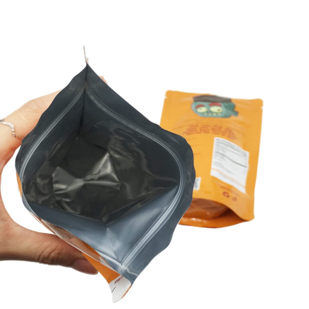 Smell Proof Pouch Resealable Zipper Candy Biscuit Cookie Edible Packaging 3.5 Mylar Bag Custom Stand Up Pouches