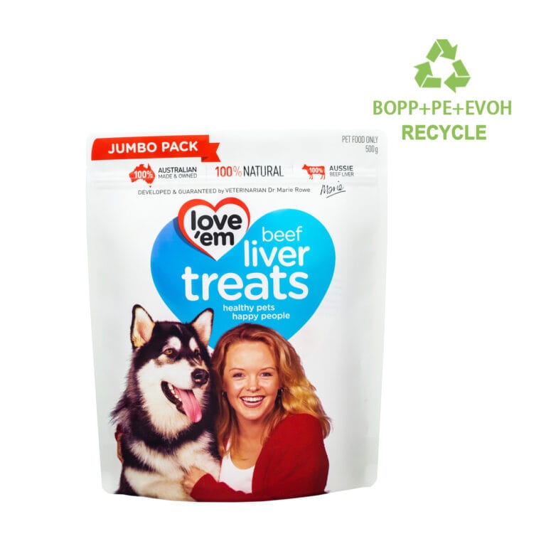 recyclable pet food packaging