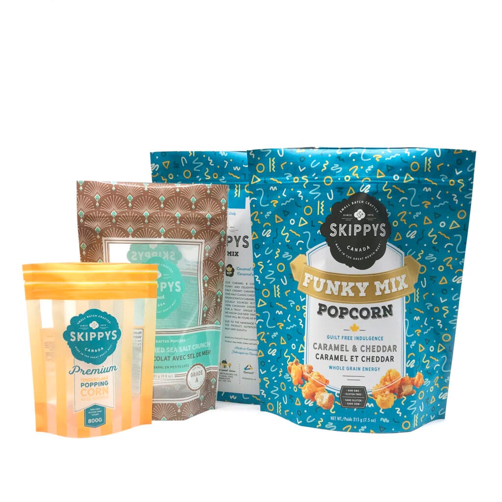 Doypack Bag Manufacturer Custom Tortilla Bolsa Packaging With Zipper Potato Fries Popcorn Zip Stand Up Pouch Packaging