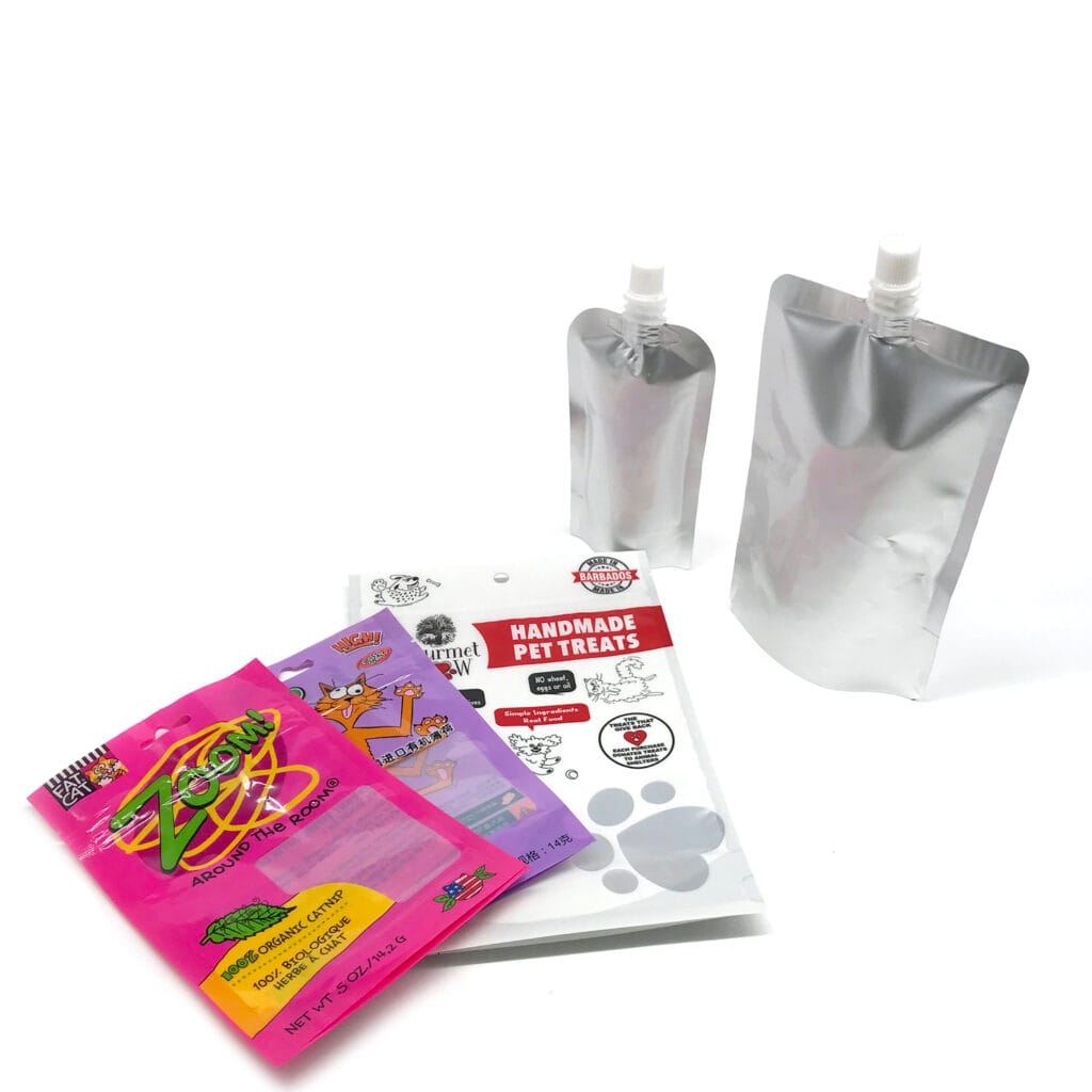 Aluminium Foil Retort 3 Side Seal Cat Wet Pet Food Package