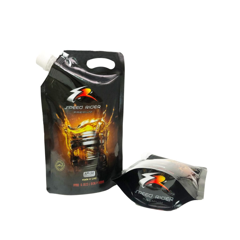 1L 3L 5L Doypack Car Engine Oil Motor Oil Wholesale Spout Pouch