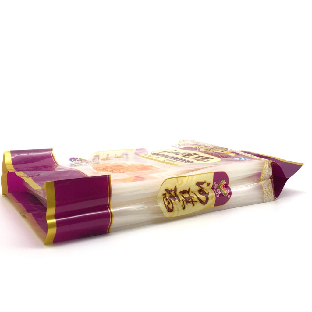 Manufacturer Plastic Nylon Bags For Rice Packaging 1kg 2kg 5kg 25kg Flour Rice Packaging Bags With Handle Flat Bottom Pouch