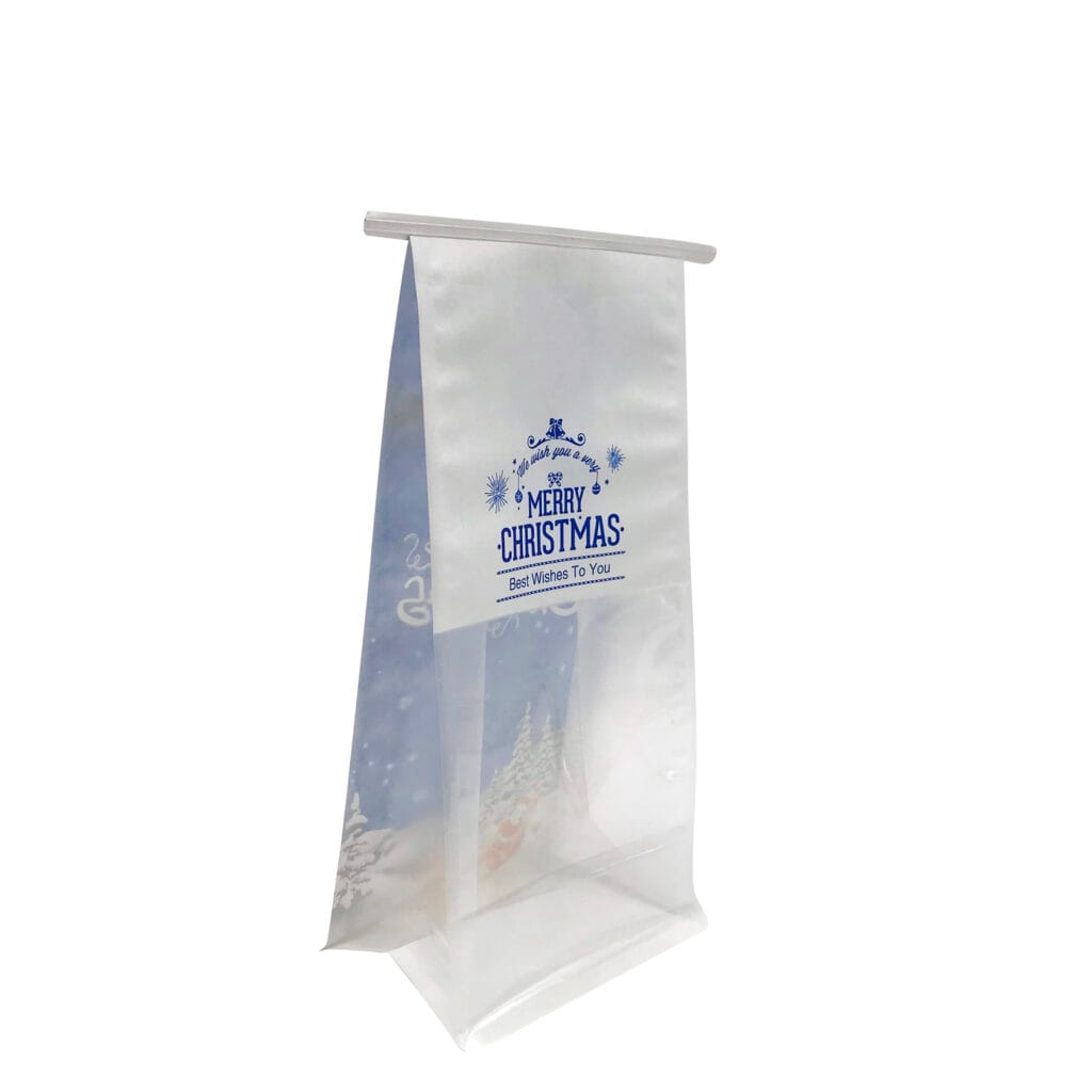 Christmas Bread Packaging Bag Manufacturer Kraft Paper Sandwiches Bread Bag