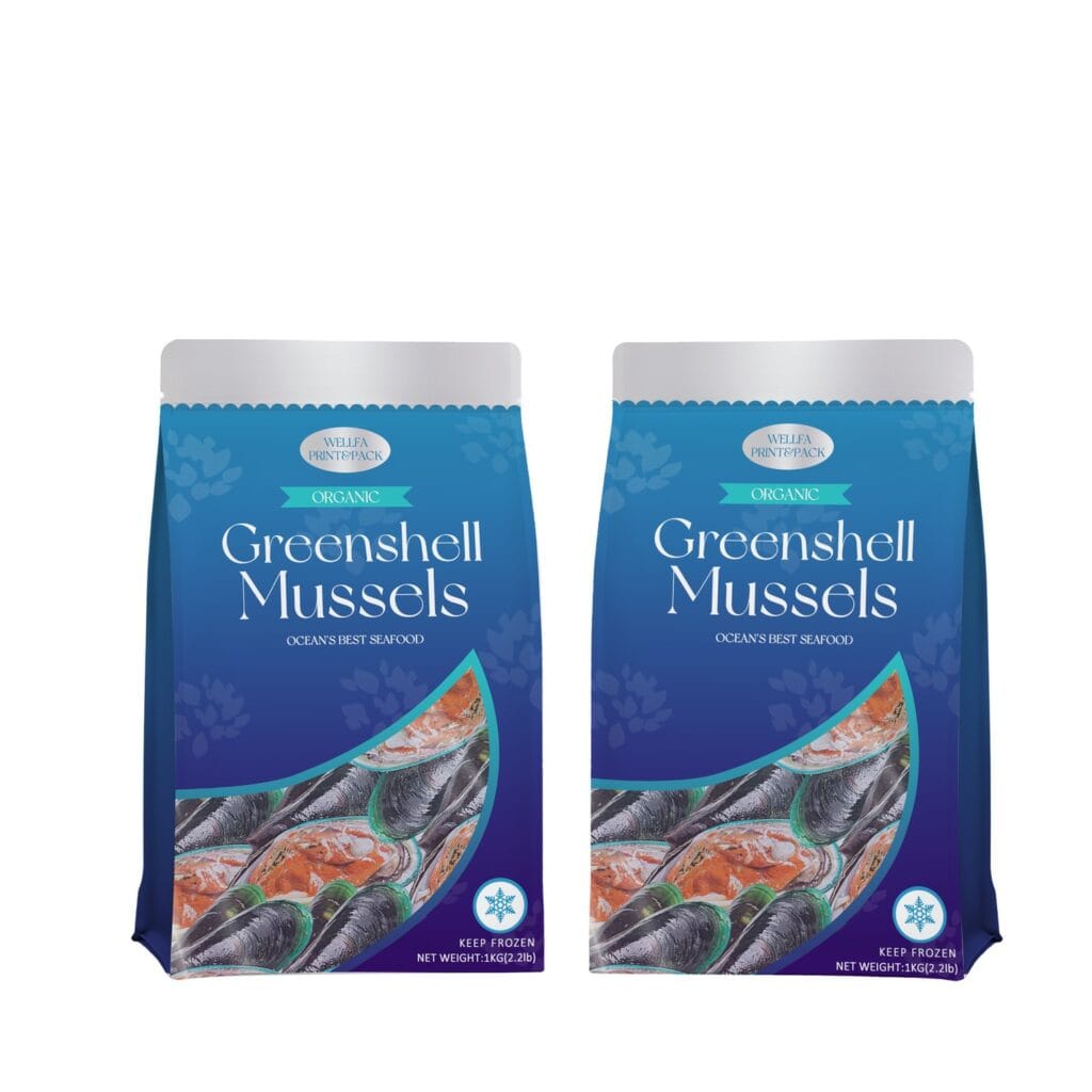 Seafood Frozen Packaging Plastic Fried Fish Packaging Bag