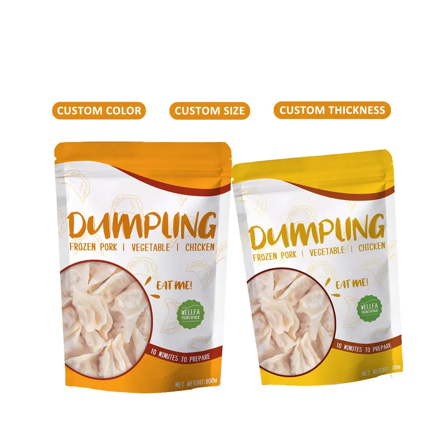 Qualidade em primeiro lugarbosolução de embalagem para freezerlution 5 frozen dumplings packaging
