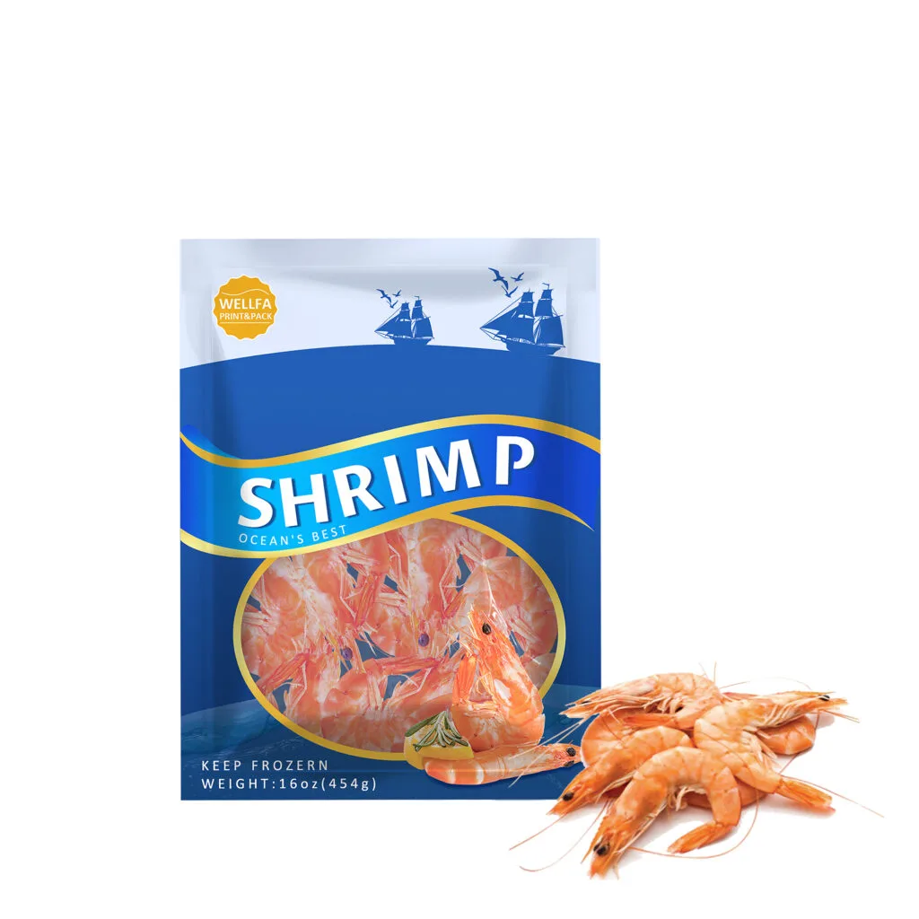 Qualidade em primeiro lugarcasolução de embalagem para freezersolution 3 frozen shrimp packaging
