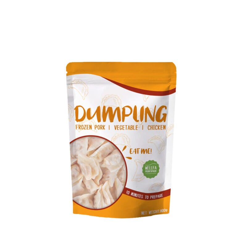 frozen dumplings packaging