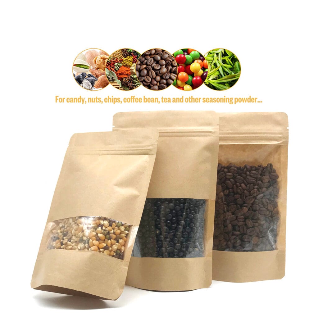 kraft paper ziplock bags