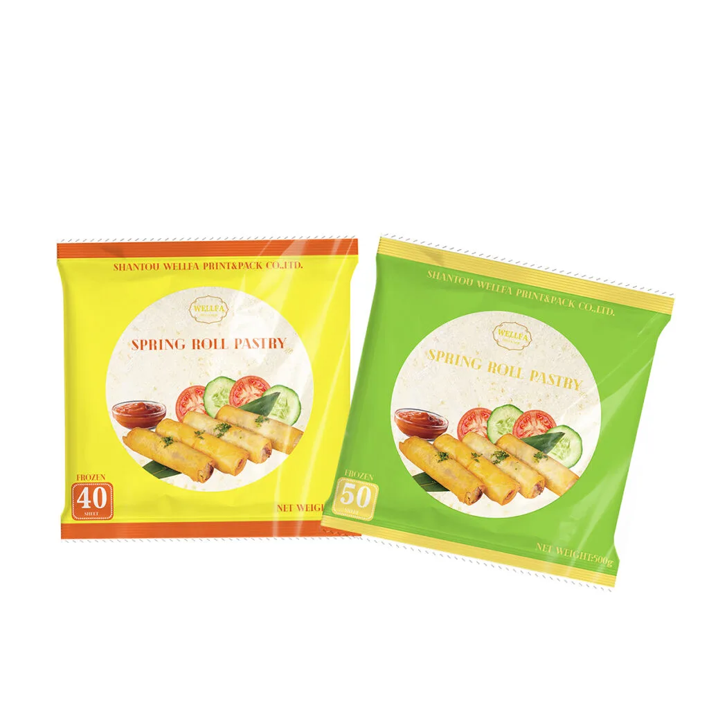 Qualidade em primeiro lugarrosolução de embalagem para freezerlution 10 spring roll packaging