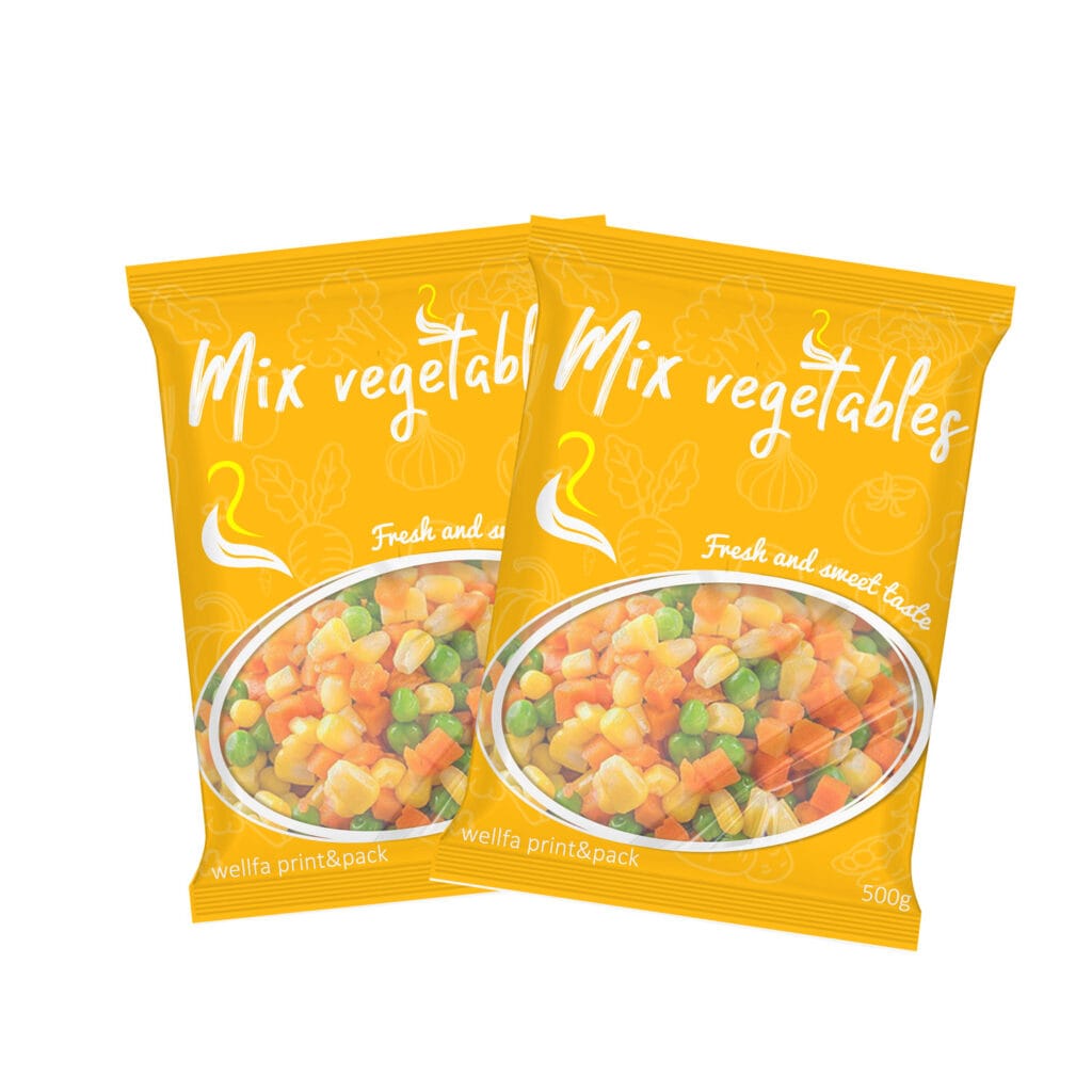 Cold Anti-fog Frozen Vegetable Packages Fruit Packaging
