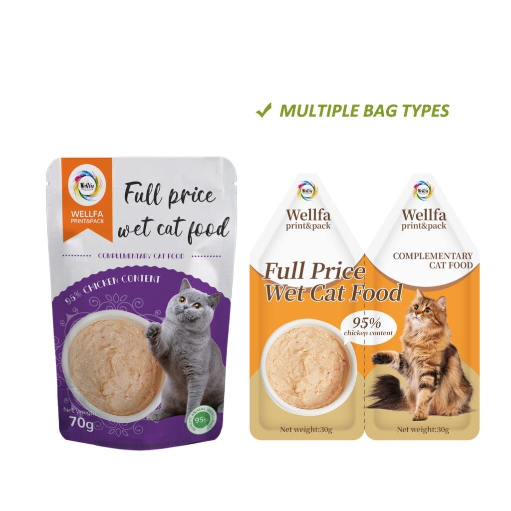 cooking wet pet food retort pouch