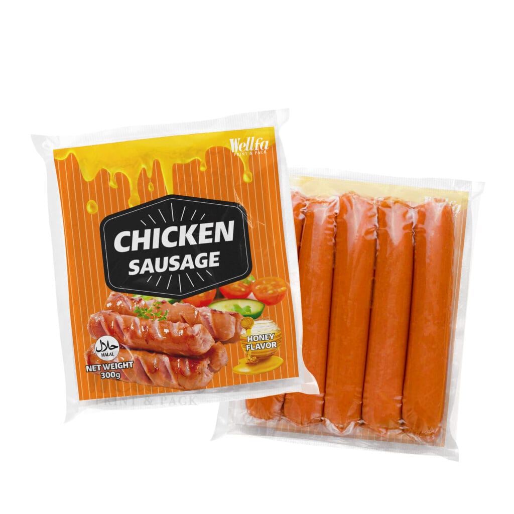 EVOH Co-extrusion Thermoforming Film Suppliers Flexible Premium Chicken Meat Sausage Packaging