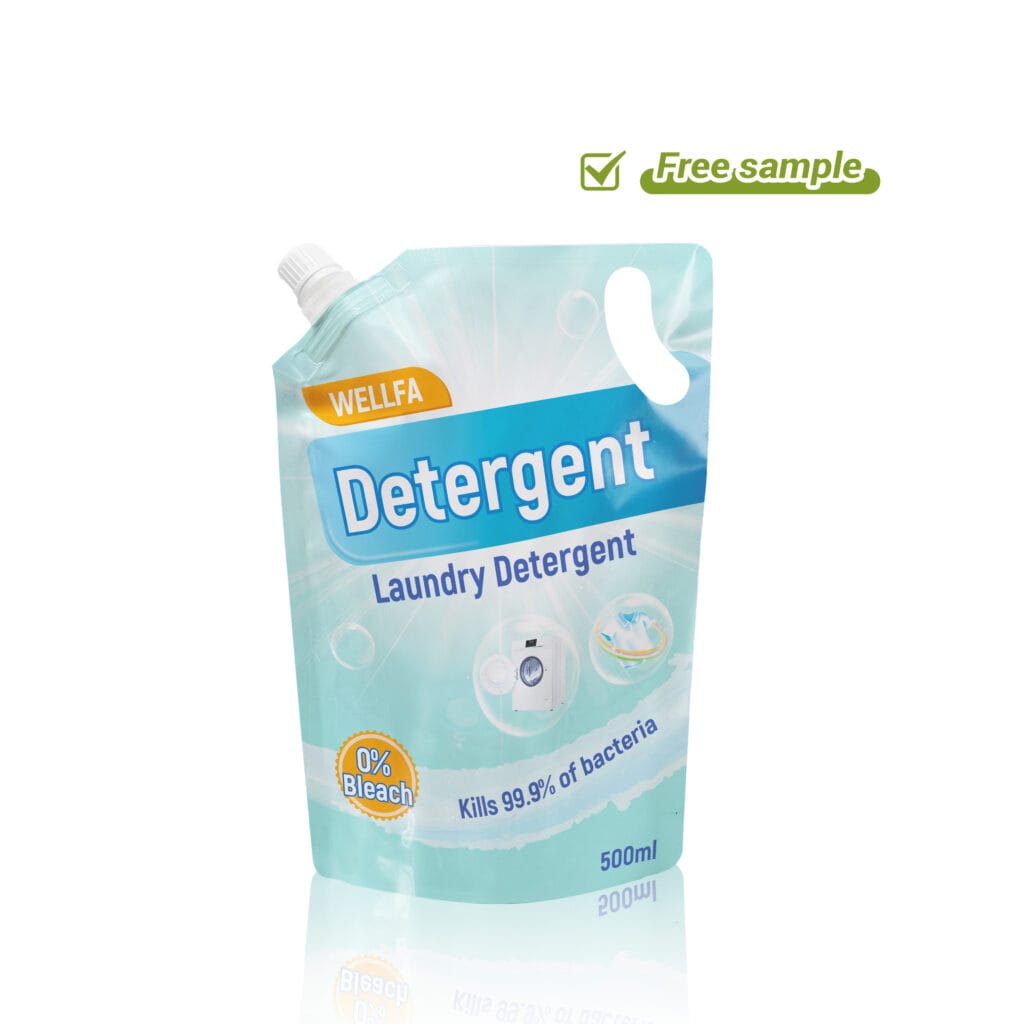 Laundry Detergent Shampoo Doypack Dishwashing Refill Pouches With Spout