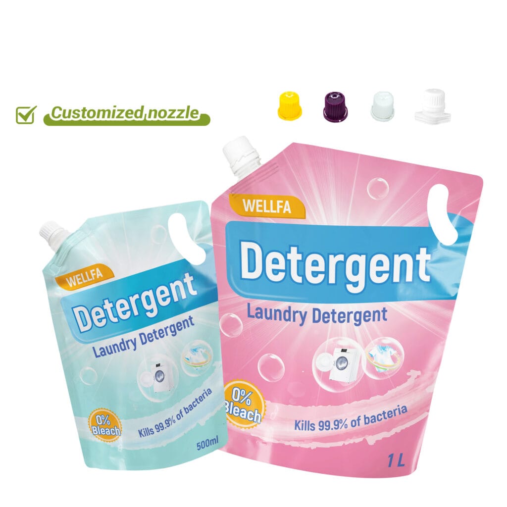 Side Spout Dishwashing Liquid Filling Shampoo Refill Pouch