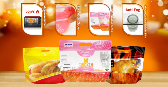 Professional Chicken Packaging Manufacturer 10 2 Spout Pouch