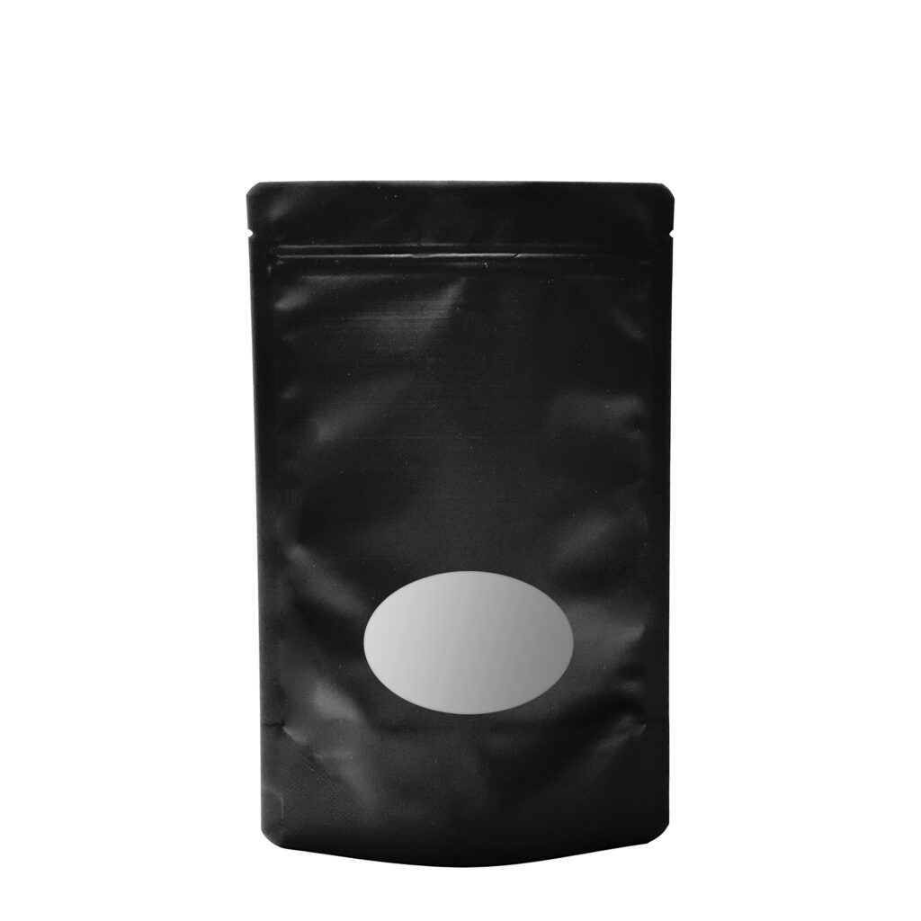 Custom Window Stand up Pouch Kraft Paper Snack Doypack