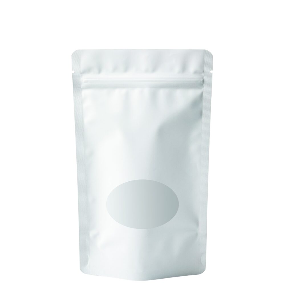 Custom Window Stand up Pouch Kraft Paper Snack Doypack