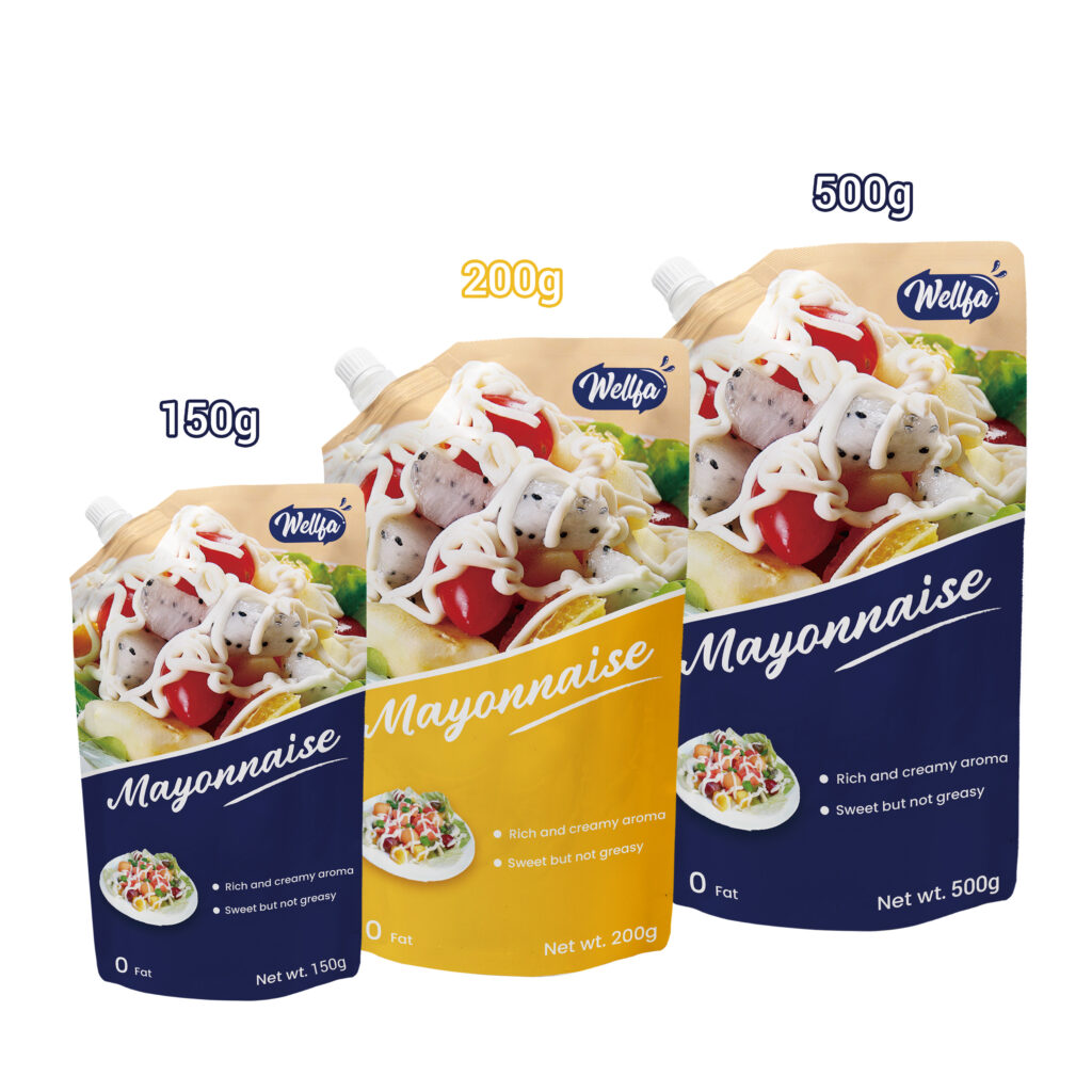 Manufacturer Fruit Sauce Salad Dressing Stand Up Spout Pouch