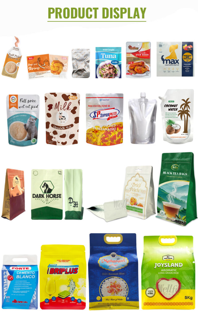 Folders voor verpakkingstassen 4 八边封蒸煮