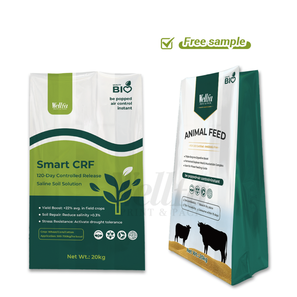 Feed Fertilizer Packaging Large Capacity Co-extruded Material PE Heavy Bag