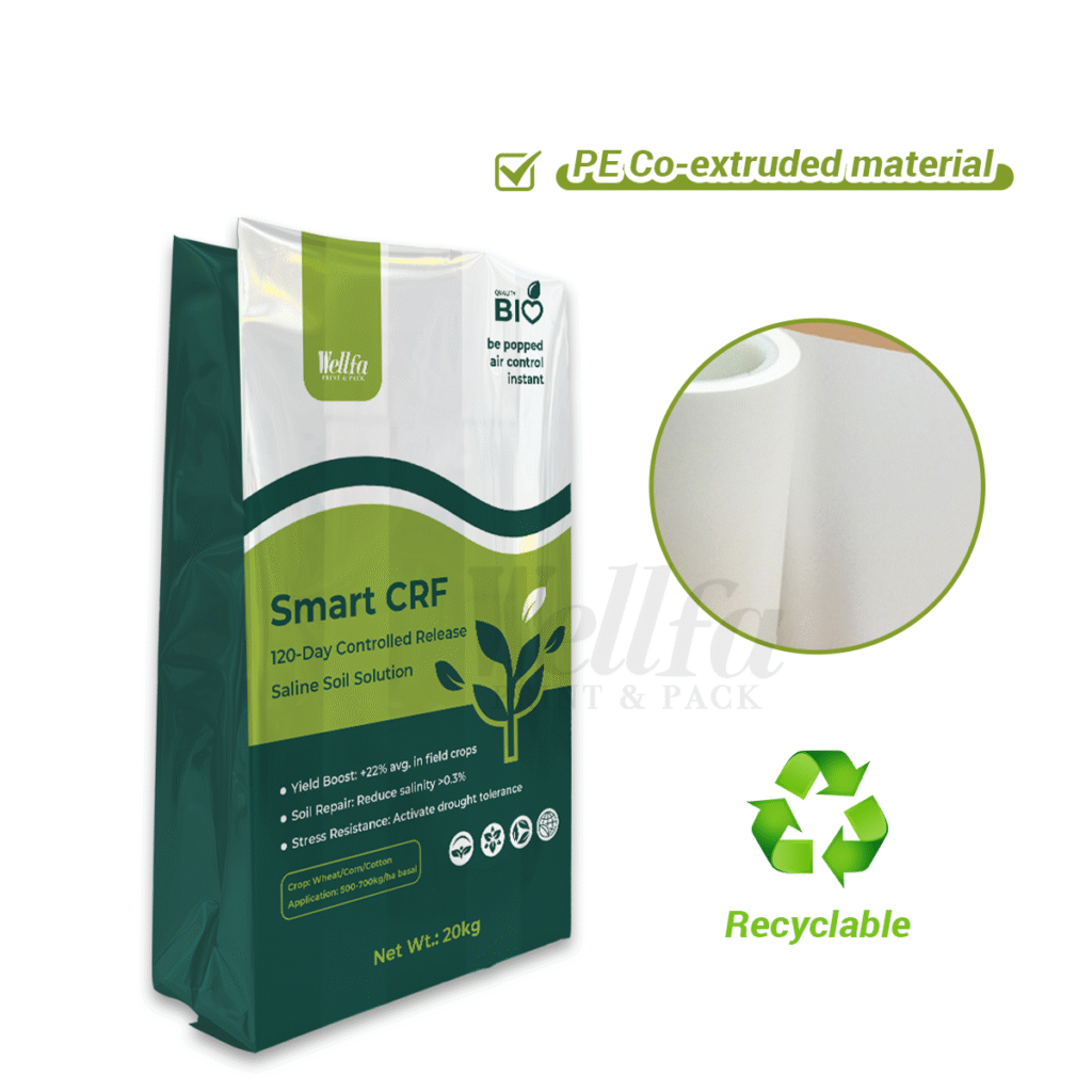 Feed Fertilizer Packaging Large Capacity Co-extruded Material PE Heavy Bag